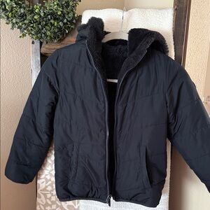 abercrombie Black Kids Jacket with Hood